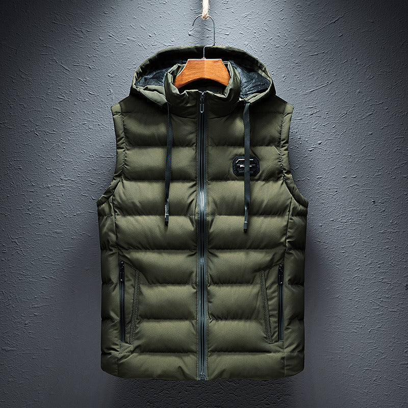 Veste mince rembourrée en coton pour homme