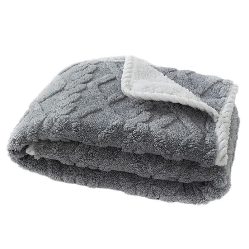 Couverture en peluche de chien épais chaud imperméable Machine lavable Soft Cozy Winter Dog Cat Bed Thro