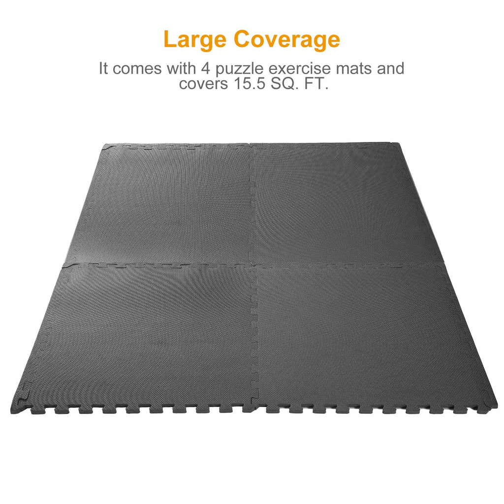 Puzzle Exercise Mat Mousse Gym EVA Mat Interlocking Tiles Sol de protection pour l'équipement de gym