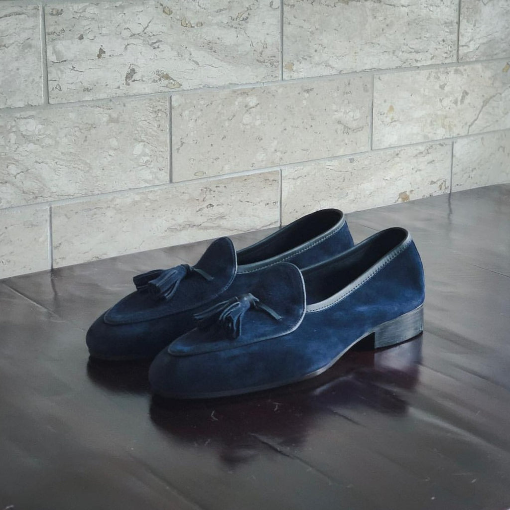 Chaussures en cuir véritable de style britannique pour hommes