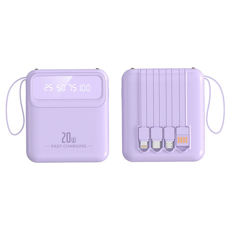 Mini petite grande capacité avec 4 lignes Power Bank