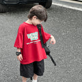 Été Rouge Demi Manches Haut de la page Enfants perdus