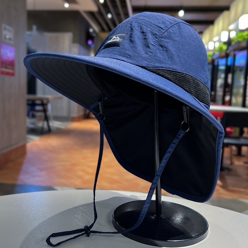 Chapeau de pêche Protection contre le soleil Protection contre les UV contre les cols d'été unisexe