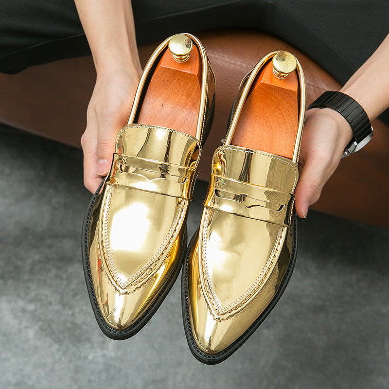 Chaussures pour hommes, Chaussures pointues, Mocassins coréens de style britannique