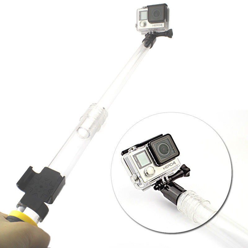 Appareils photo de sport Accessoires Telescopique Transparent Selfie bâton de plongée