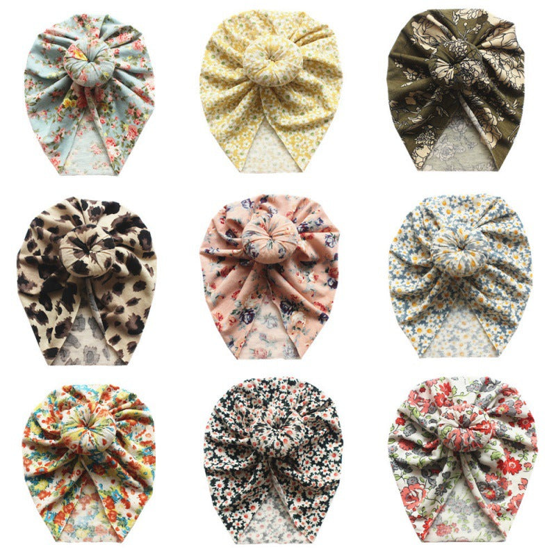 Chapeau Turban imprimé floral