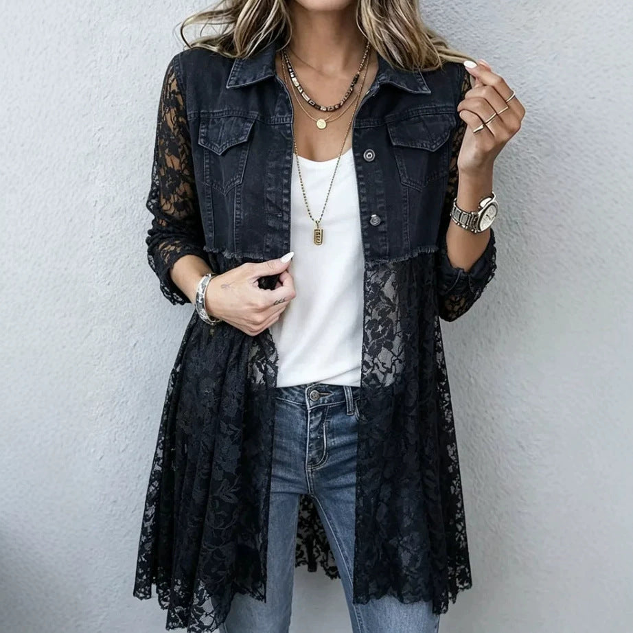 Veste de dentelle mode pour femmes