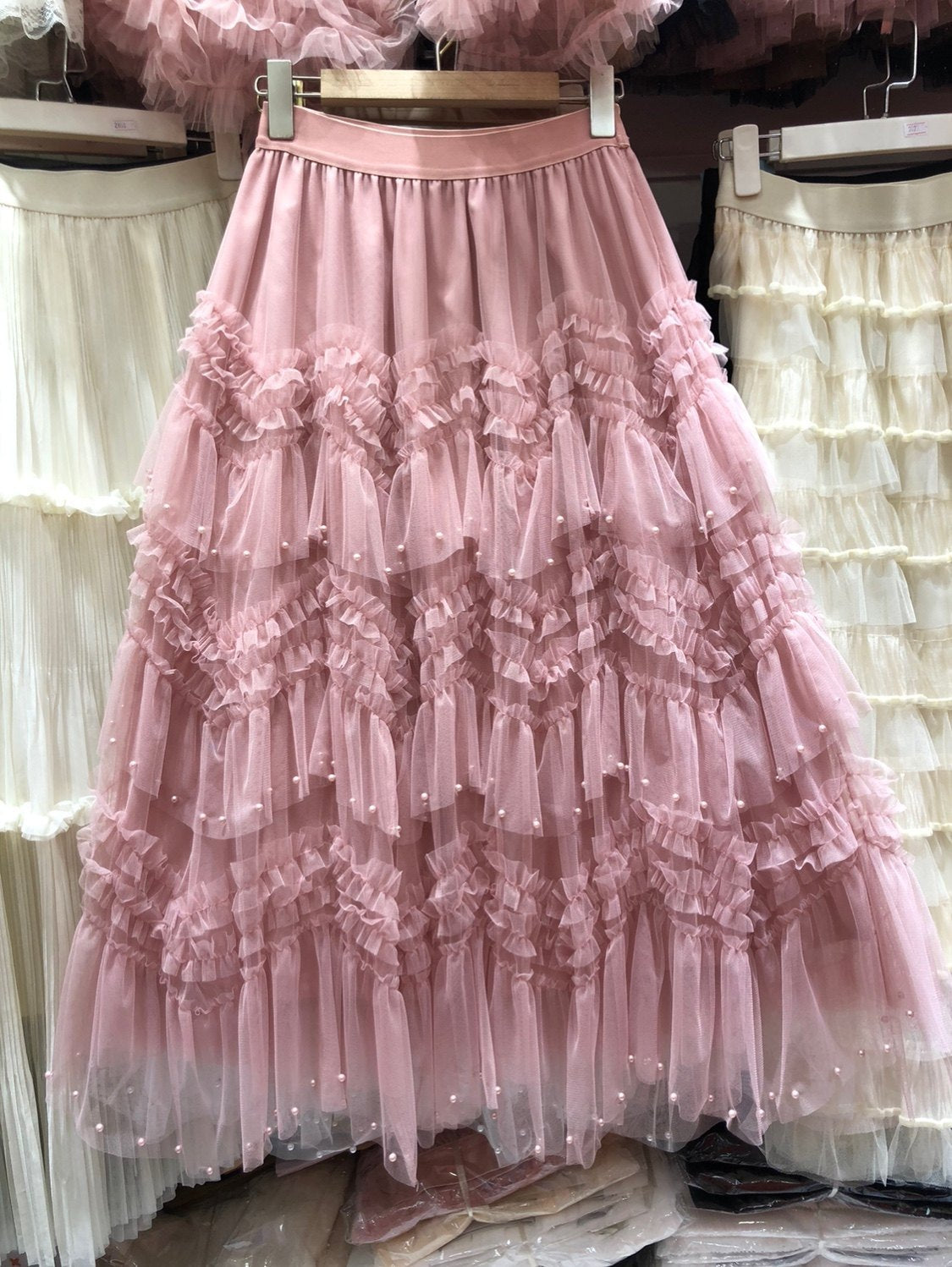 Robe de Maxi à trois niveaux pour femmes