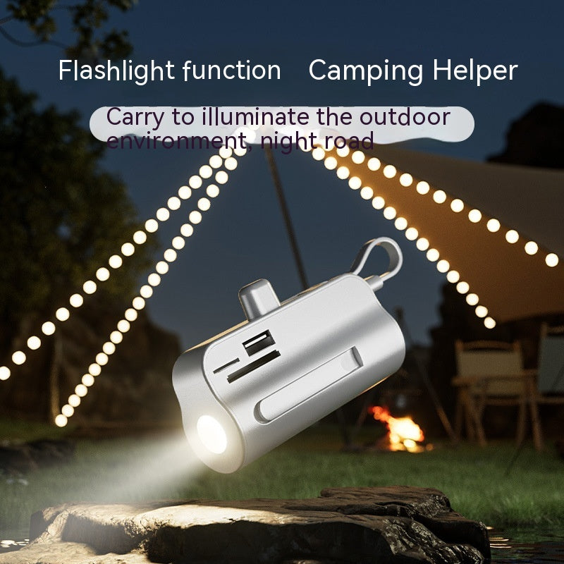 5000 MA Power Bank 22.5W charge rapide vient avec Lanyard.