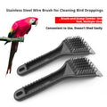 Oiseaux gouttes nettoyage brosse-brass fil brosse-1 pack