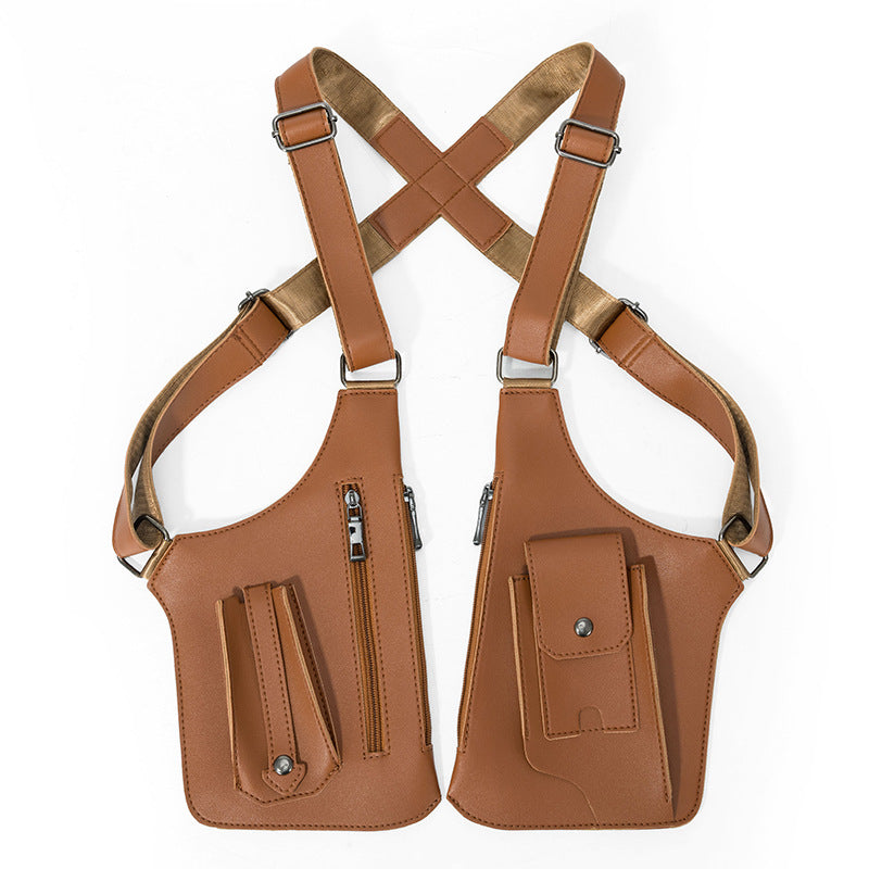 Sac à dos retro pour hommes - Sac à bandoulière réglable pour fauteuil roulant