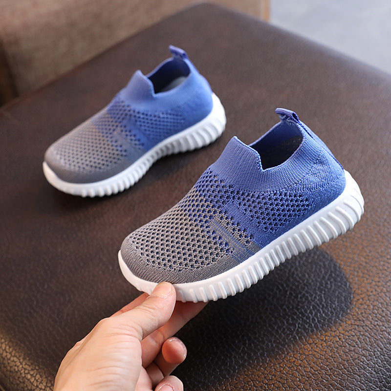 Enfants Chaussures multicolores pour bébés tricotés Sneakers Casual