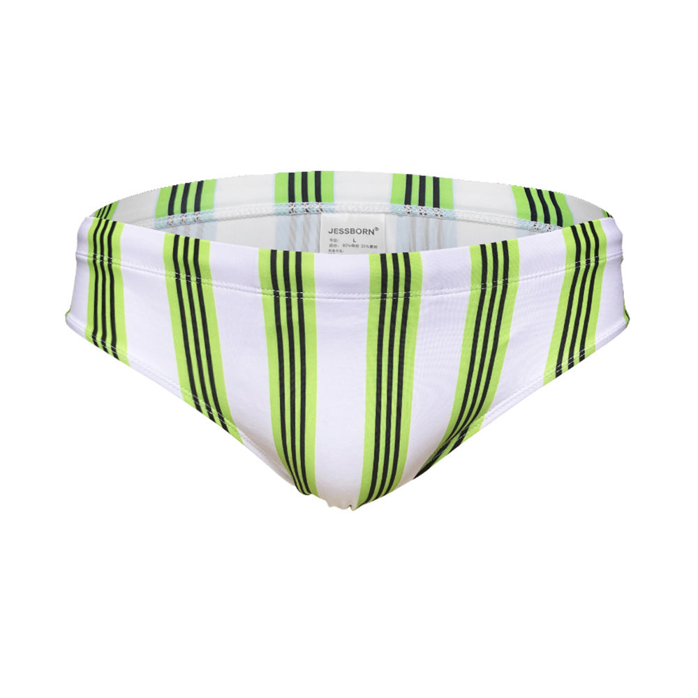 Slips de bain rayés Simple Trois dimensions