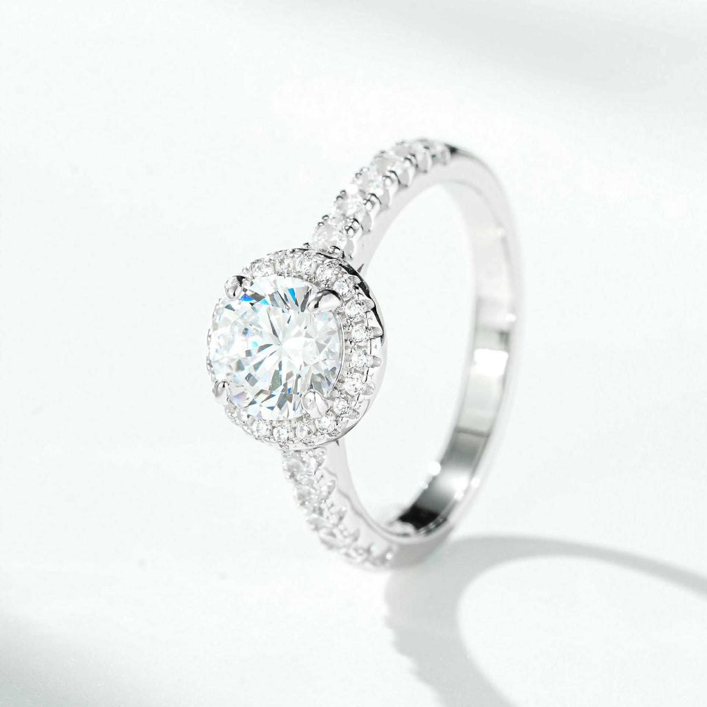 Lunette ronde 1 carat pour femme