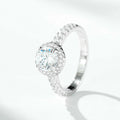 Lunette ronde 1 carat pour femme