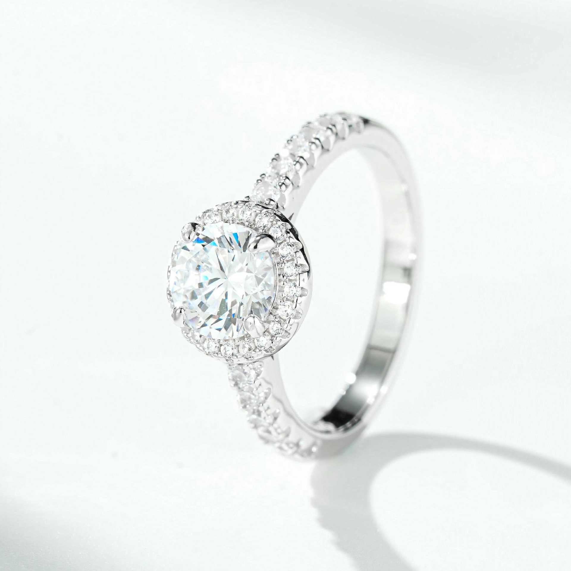 Lunette ronde 1 carat pour femme