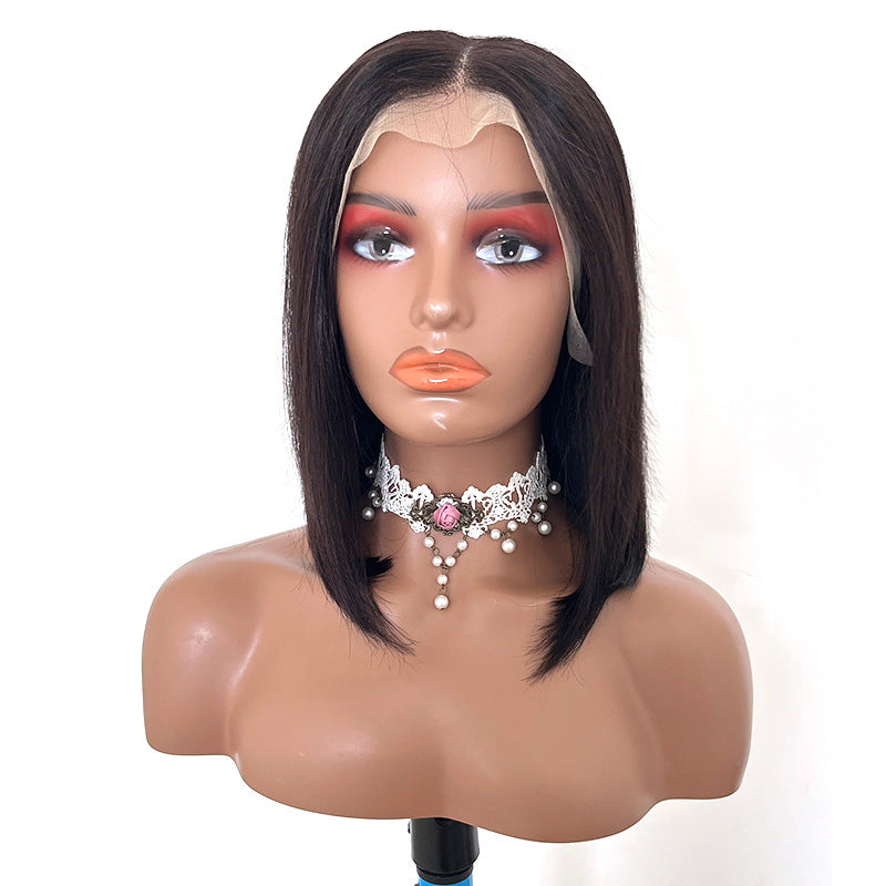 Wig usine véritable cheveux humains soie