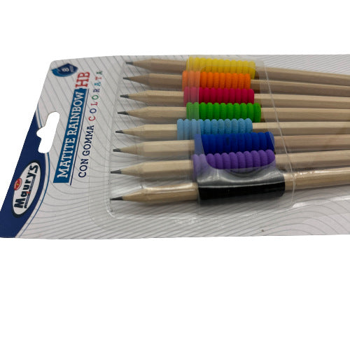 MOQ 5000 Sets 6 Supports de stylo à éponge fileté Hb Pencil Gel Pen Cover Non-dérapant Positif