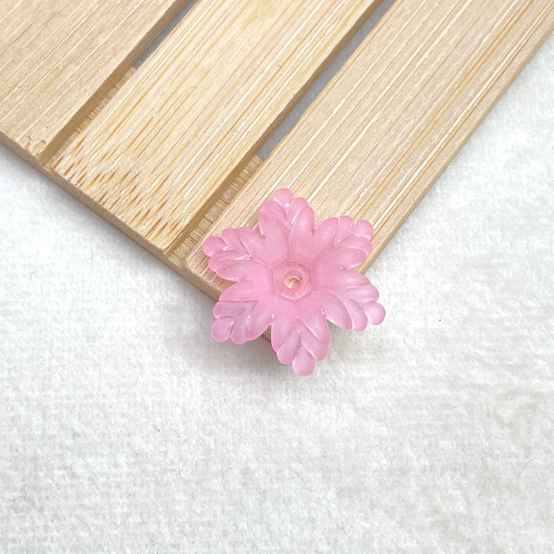 Matte Acrylic Snowflake Spacers