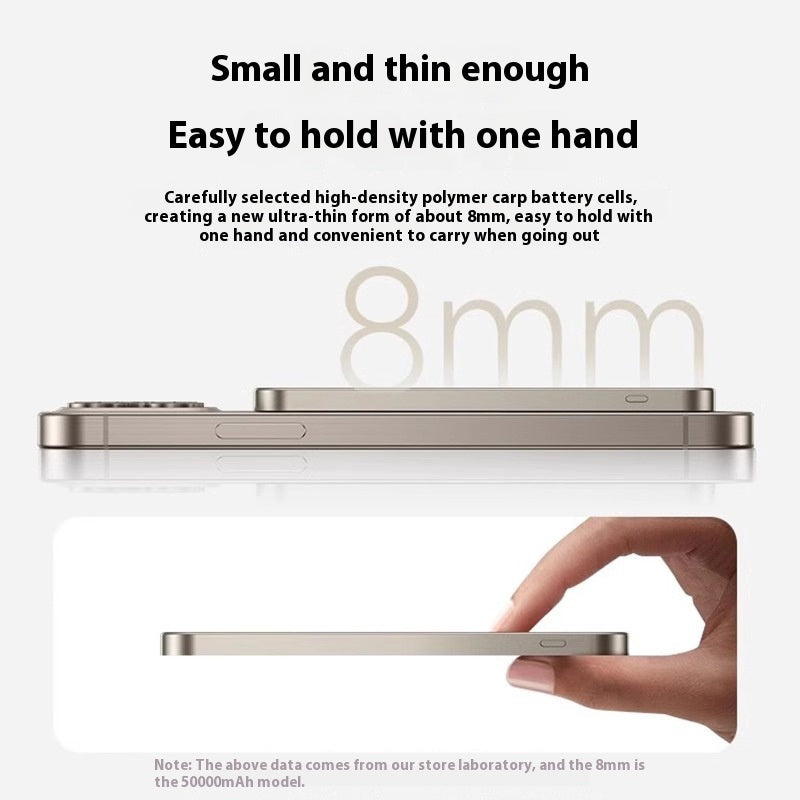 Magnetic wireless power bank MagSafe