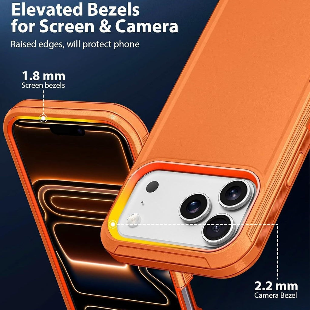 Trois cas de téléphone de preuve avec un support de clip de preuve de chute