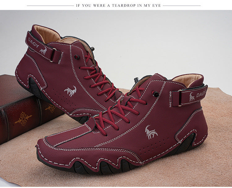Hommes Chaussures Casual Style d'hiver avec doublure en polaire et padding supplémentaire
