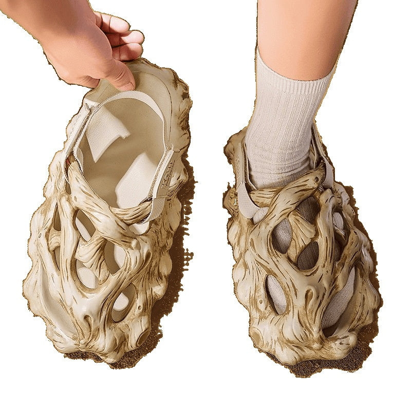Chaussures de trou Sandales pour hommes porter des chaussons creux