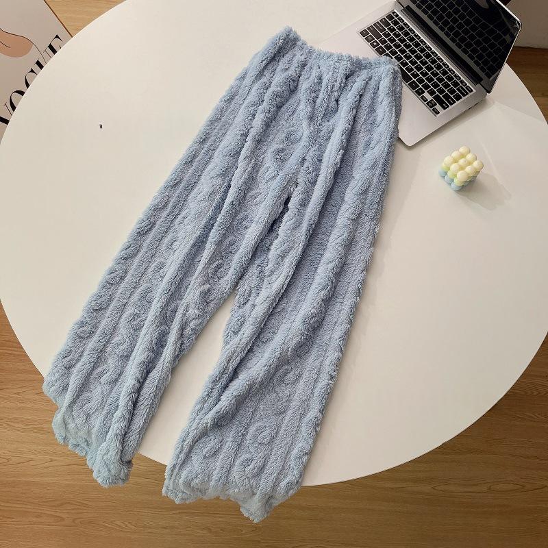 Pantalon de sommeil paresseux pour femmes Pantalon d'automne et d'hiver Pantalon de salon