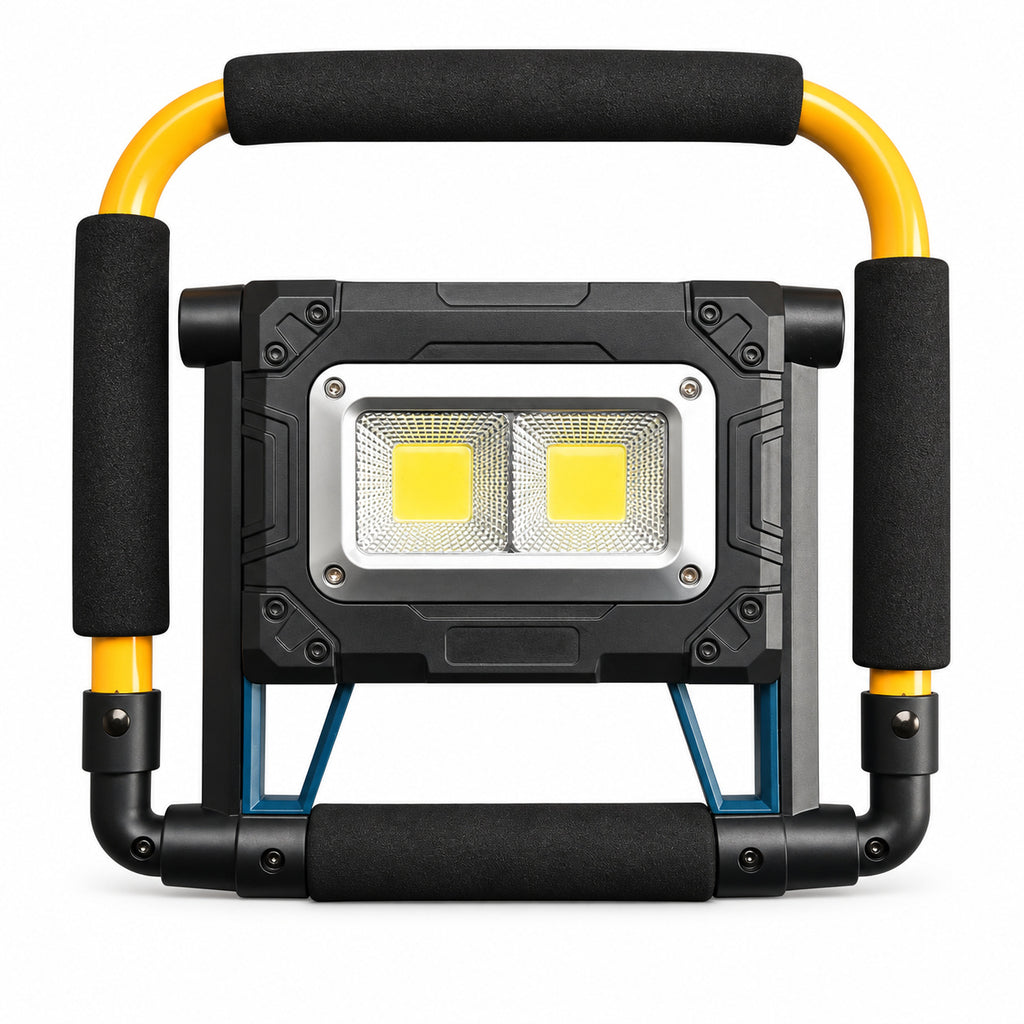 Éclairage de la batterie magnétique rechargeable solaire W874 2 COB 3600mAh 30W