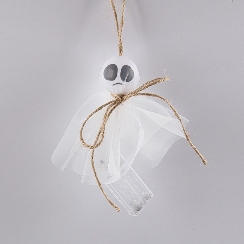 Halloween Ghost Dress Up Lieu Disposition Lumières colorées Chaîne d'éclairage Led