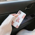 Cas de téléphone portable de mode simple ours