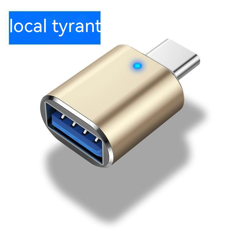 Type-c vers Usb30 USB avec indicateur léger téléphone mobile souris carte son carte de téléphone