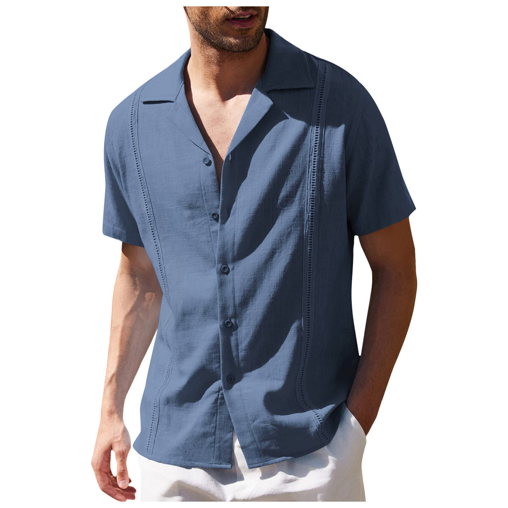 Chemise décontractée Ebay Homme Cubaine Gaya Bella à manches courtes pour hommes