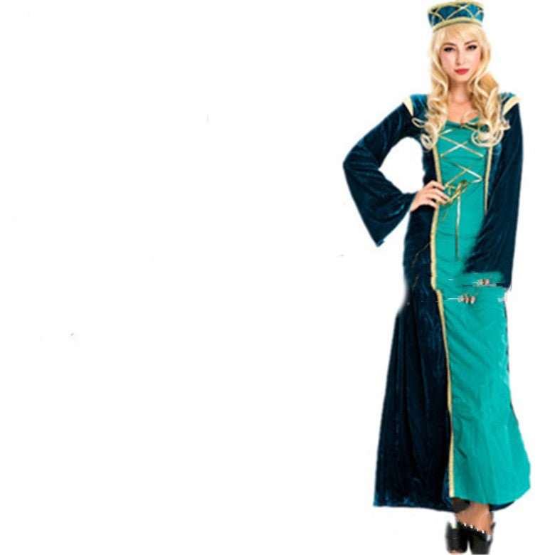 Halloween COS Ball Robe Reine Robe du soir