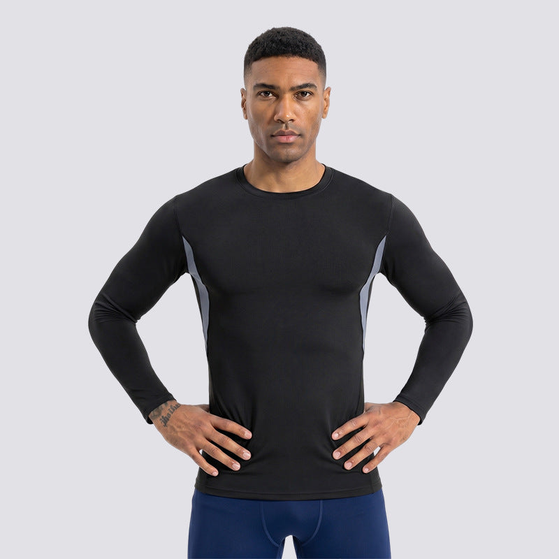 Compression noire haut respirant à séchage rapide