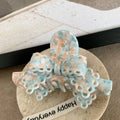 Acétate Dentelle Bow Barrettes Sweet Temperament Girl