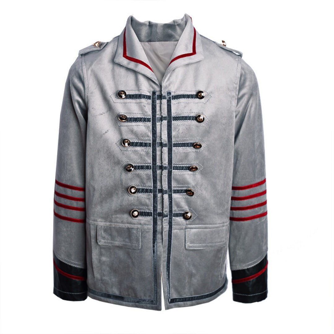 Enfants Velours Garçons Casual militaire Veste Vintage court manteau 3-12Y Outfit coton