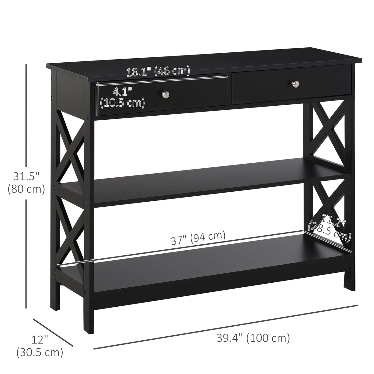 Tableau de la console 39"