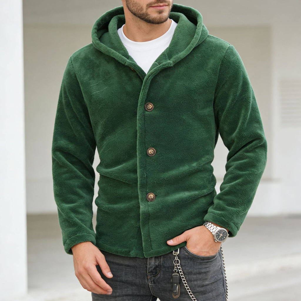 Veste de sweat à capuche à manches longues pour hommes