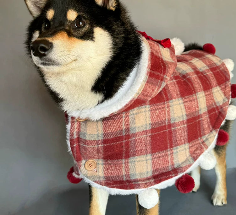 Manteau de coton doublé d'hiver pour grand chien