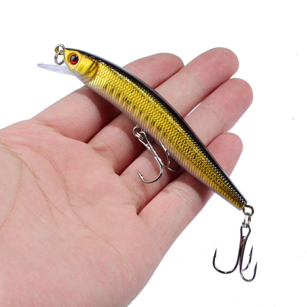10 Couleur Minorua Bait Plastic Biomimetic Fausse Fausse Bait
