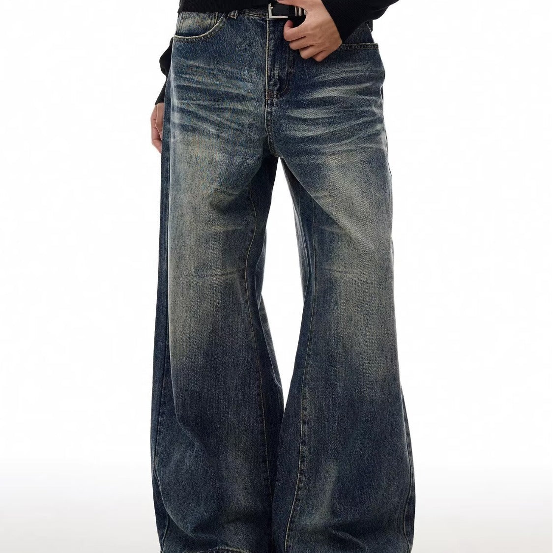 Jeans à jambe droite d'automne