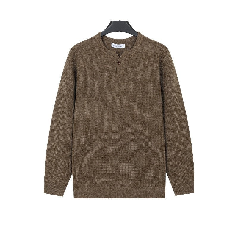 Hommes Col tortue Tweater tricoté Tweater couleur solide Tweater