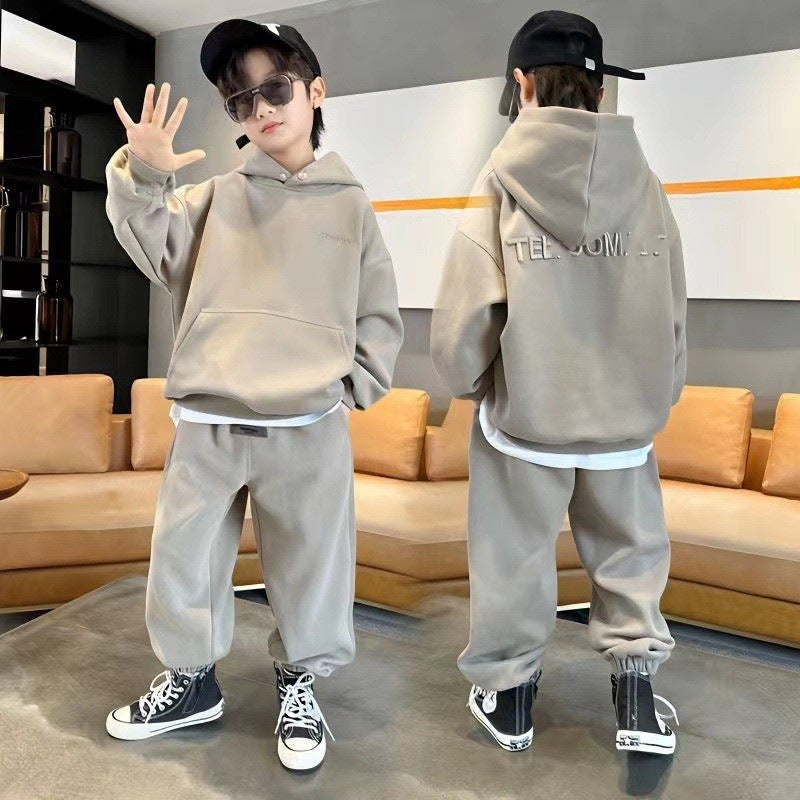 Pull-over en polyester pour enfants de taille supérieure