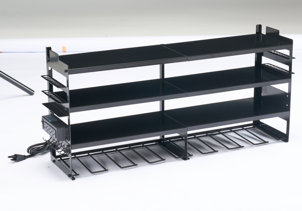 Rangement d'outils électriques avec station de recharge