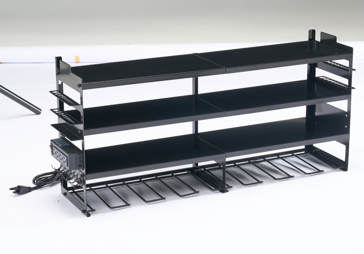 Rangement d'outils électriques avec station de recharge