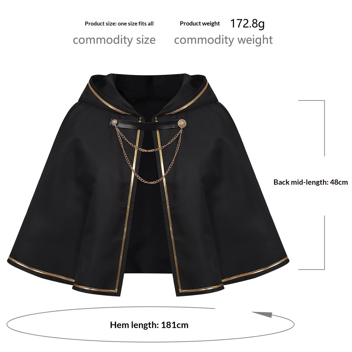 Cloque à capuche courte ou châle disponible en hommes et femmes Styles