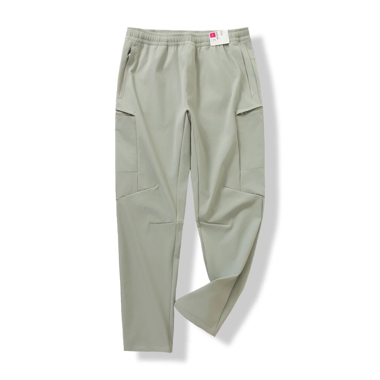 Pantalon cargo homme stretch softshell, taille élastique