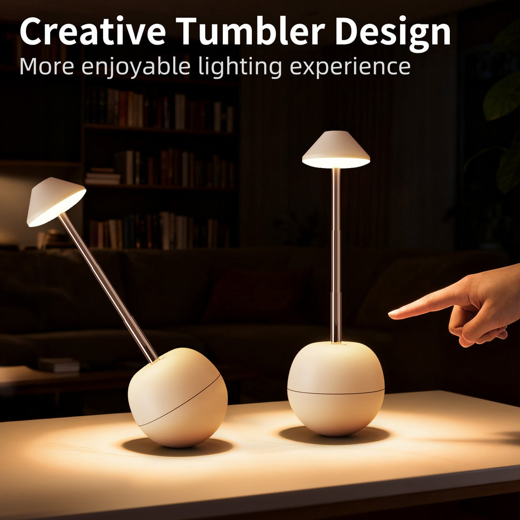 LED lumière de nuit rechargeable de table décorative lampe de bureau de chambre à coucher télécommande