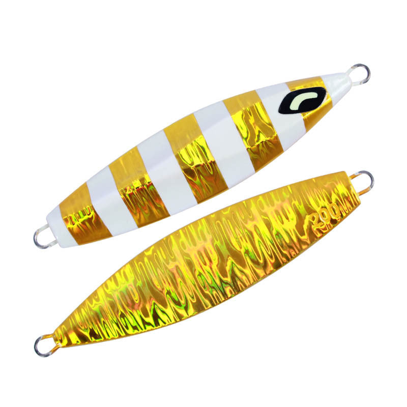 Giga plaque de fer Lead Fish Subsonic Sinking Deep Sea Bateau Pêche Lumineux Fer Plate Road